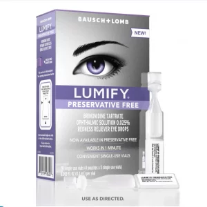 lumify preservative free single use eye drops - uk stock - free delivery